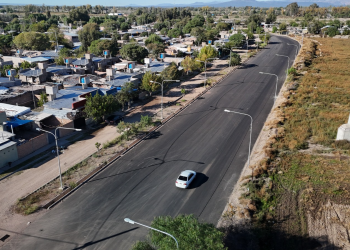 El municipio asfaltó la prolongación de la avenida Libertador entre Juan XXIII y Vélez Sarsfield