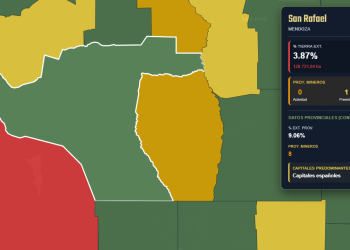 Solo 7 departamentos de Mendoza tienen glaciares… y San Rafael está en el mapa clave