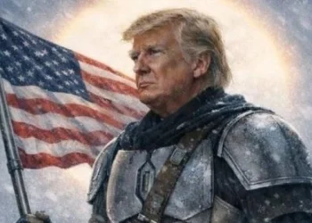 La Casa Blanca difundió una imagen de Trump como ‘The Mandalorian’