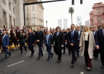 En el Tedeum, Milei logró ensayar una ansiada foto de unidad en medio de las tensiones internas