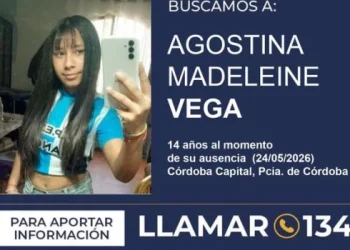 Activan Alerta Sofía para dar con el paradero de Agostina Vega en Córdoba