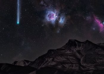 Una foto de El Sosneado llegó hasta las redes sociales de la NASA