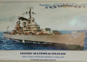 Crucero A.R.A. General Belgrano, a 44 años de su traicionero hundimiento
