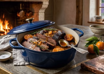 ¿Has probado el asado americano con salmuera de mandarinas?