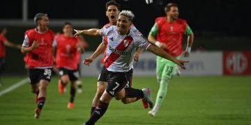 River le ganó sobre el final a Carabobo en Venezuela
