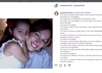 El desgarrador mensaje de Pampita en el día que su hija Blanca hubiese cumplido 20 años: “Les presto mis zapatos”