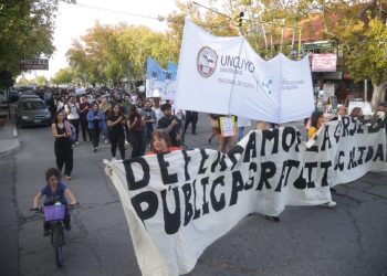 San Rafael también se manifestó en defensa de la educación pública y la Ley de Financiamiento Universitario