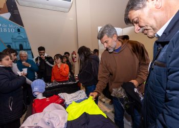 Ulpiano Suarez compartió junto a Mario Abed el Encuentro de Talleres de Producción Textil en Junín