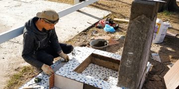 Restauran uno de los primeros surtidores de agua potable de Salto de las Rosas