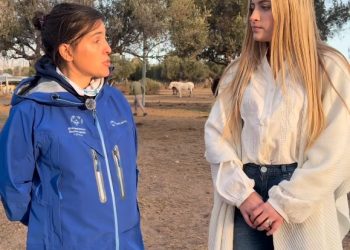 Azul Antolínez pidió apoyo para la fundación Tremo Kawell y destacó su trabajo solidario en San Rafael