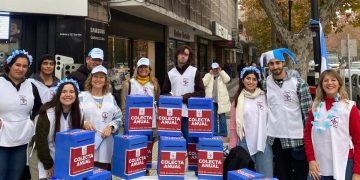 Entre el frío y la solidaridad, San Rafael volvió a decir presente en la colecta anual de Cáritas