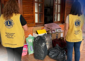 Un aporte para quienes ayudan todos los días: el Club de Leones acompañó al Hogar San Martín de Tours