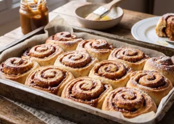 ¿Te sobró masa de pizza? El truco de 5 minutos para transformarla en unos rollitos de dulce de leche irresistibles