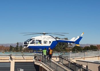 URGENTE: trasladan en helicóptero a Mendoza a un hombre con graves quemaduras