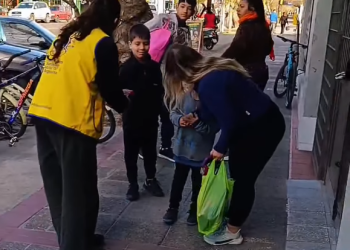 La solidaridad de los sanrafaelinos permitió reunir más de 250 kilos de alimentos para personas en situación de calle