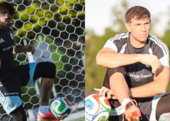 Dibu Martínez habló tras su primer entrenamiento con la Selección Argentina lesionado: “Triste, pero con mucha ilusión”