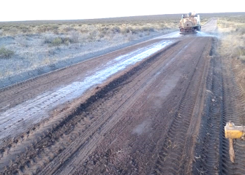 Vialidad Mendoza mejora una de las rutas más largas que pasa por el cerro más alto de la provincia fuera de la cordillera