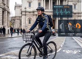 El revolucionario invento europeo para andar en bicicleta que detecta las caídas antes del golpe