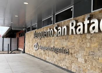 La empresa constructora destacó importantes avances en la obra del Aeropuerto de San Rafael