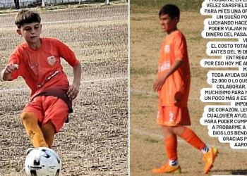 Dos jóvenes futbolistas de San Rafael seleccionados para probarse en Lanús y Vélez buscan ayuda para cumplir su sueño
