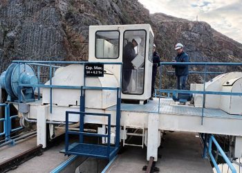 ORSEP realizó inspecciones y controles en las presas Agua del Toro y Los Reyunos