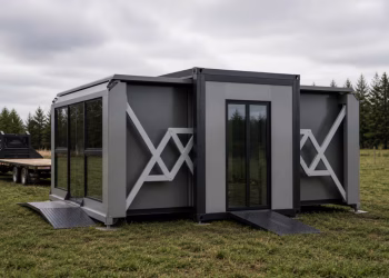 Compacta, transportable y sin albañiles: la casa modular británica que se arma sola en tiempo récord