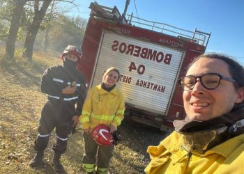 “Si queres venir, vení”: Un guiño al viral para sumar aspirantes a los Bomberos Voluntarios de Villa Atuel