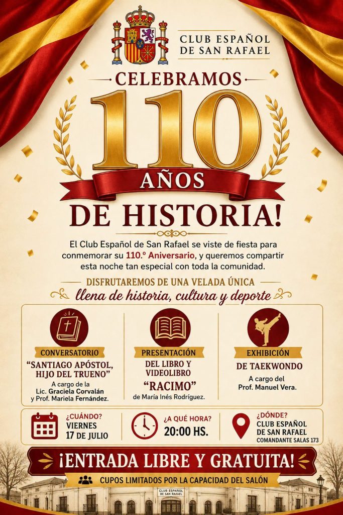 El Club Español celebra sus 110 años con una agenda de actividades sociales, culturales y deportivas