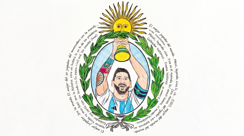 La comunidad podrá elegir el mejor dibujo del concurso inspirado en la Selección Argentina
