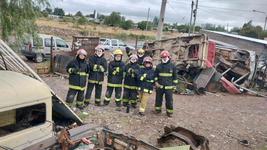 Bomberos de Villa Atuel buscan aspirantes y alertan por la falta de recursos