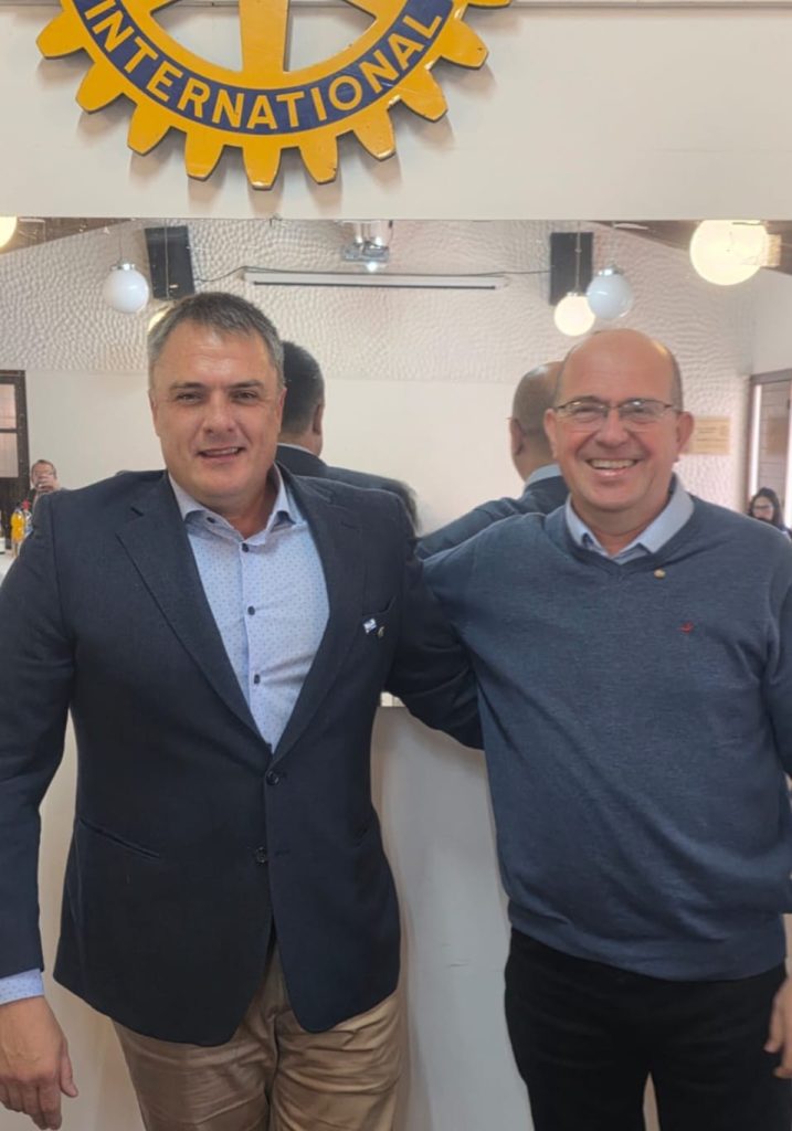 Esteban Oliva asumió la presidencia del Rotary San Rafael Centro y presentó sus objetivos en Fm Vos 94.5