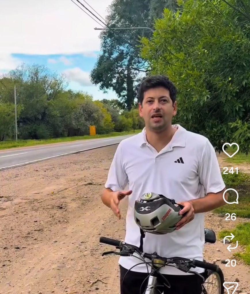 La refuncionalización de una ciclovía y la IA para la toma de reclamos de vecinos, entre las propuestas de Vignoni para modernizar San Rafael