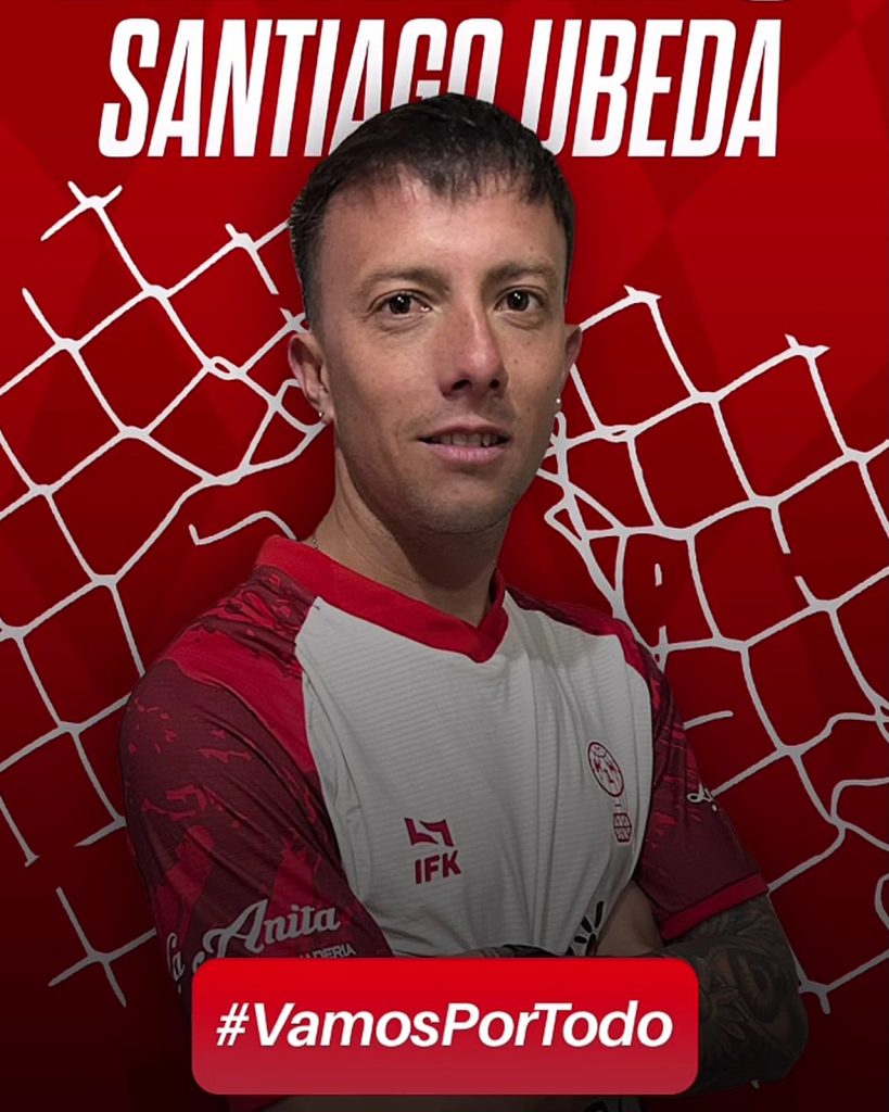 Santiago Ubeda fue presentado en Huracán Las Heras