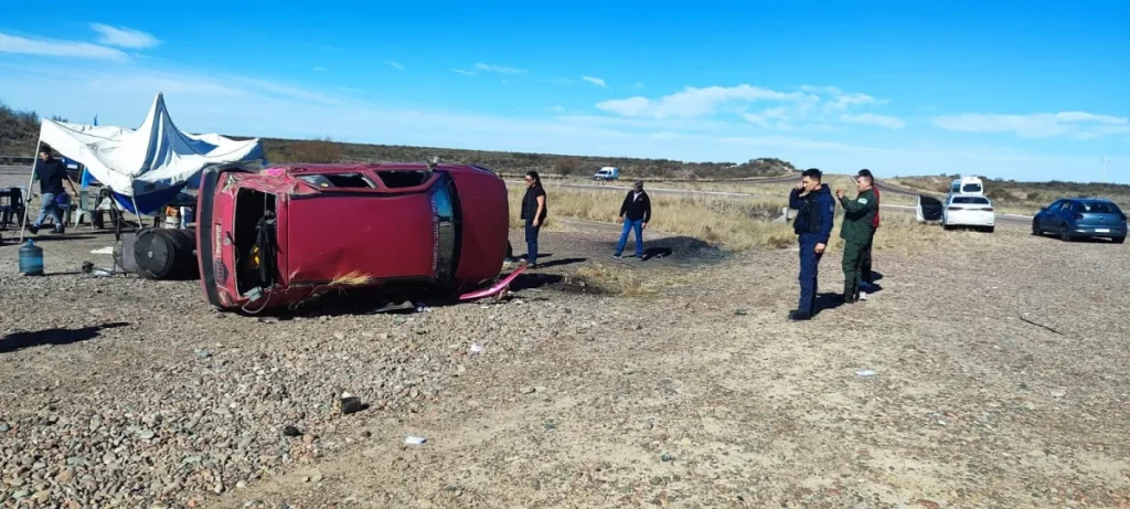 Urgente en San Carlos: una mujer perdió la vida tras un terrible vuelco en la Ruta 40