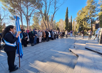 San Rafael homenajeó a Hipólito Yrigoyen y Juan Domingo Perón en un acto de encuentro democrático