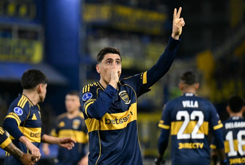 Sudamericana: Boca le ganó 1-0 a O'Higgins de Chile en la ida de los Playoffs