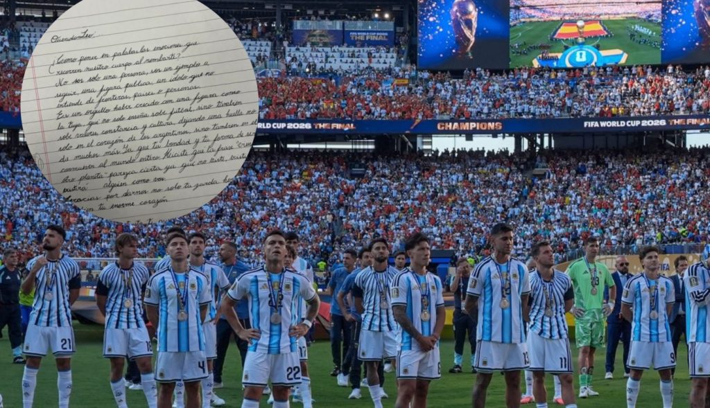 Las emotivas cartas que unos alumnos de 13 años le escribieron a la Selección tras la final del Mundial
