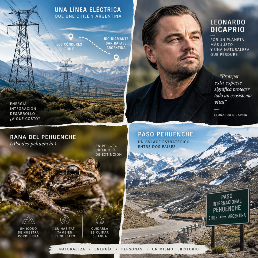¿Qué une a San Rafael, el Paso Pehuenche, una rana en extinción, una obra multimillonaria binacional y Leonardo Di Caprio?
