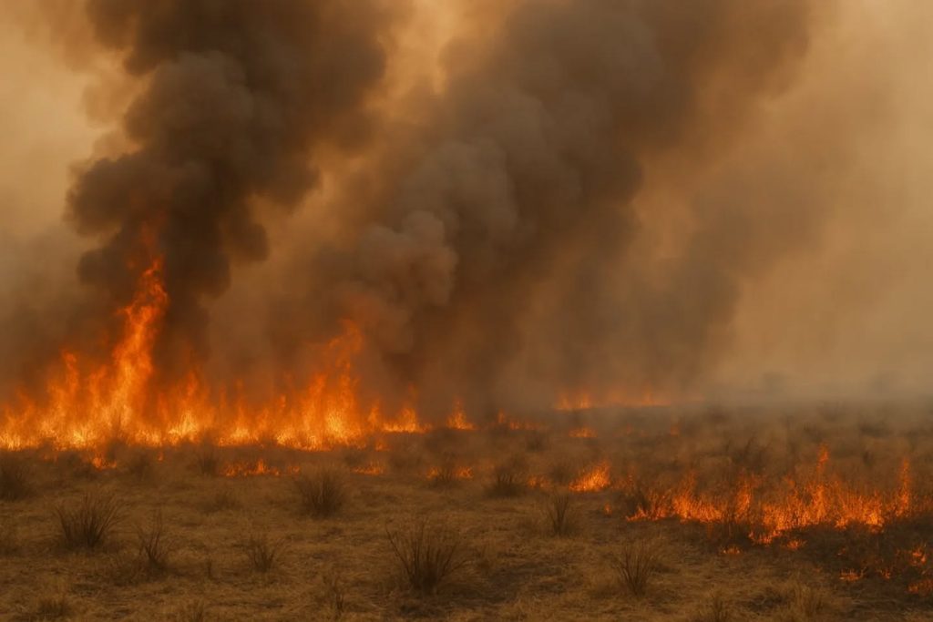 Incendios forestales: vecinos de Los Claveles se organizan junto a los bomberos voluntarios para hacerle frente al fuego