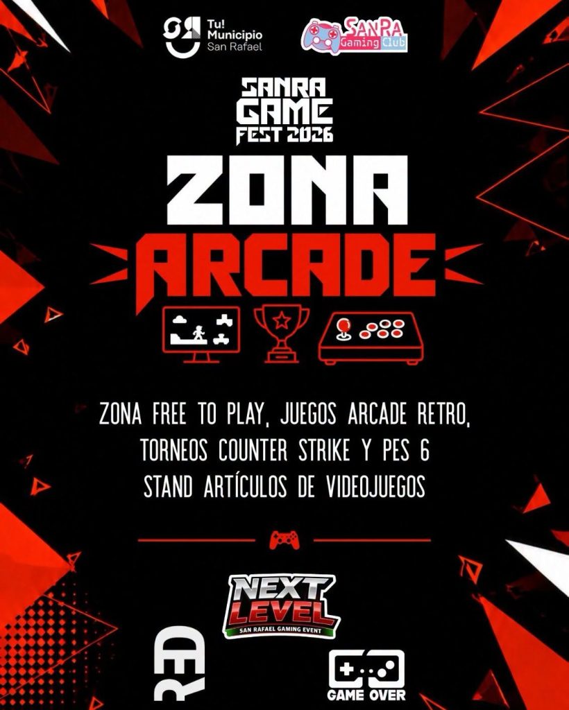 San Rafael tendrá 12 horas de gaming con torneos, desarrolladores y propuestas para toda la familia