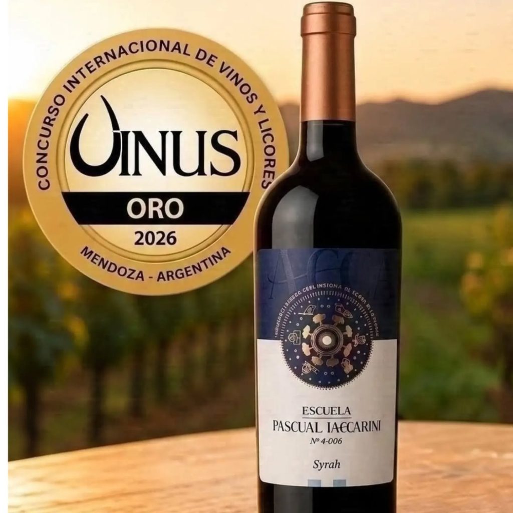 El syrah de la Escuela Iaccarini volvió a ganar el oro en el concurso internacional Vinus