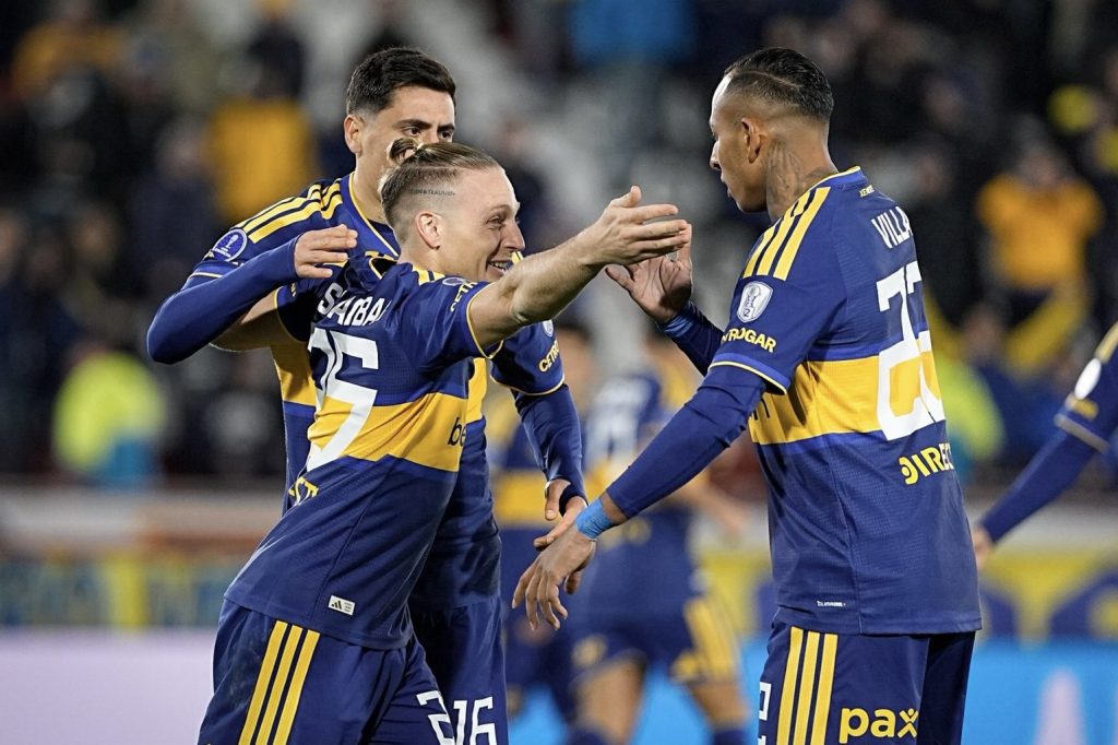 Boca le ganó a Recoleta por la ida de los octavos de final en la Sudamericana