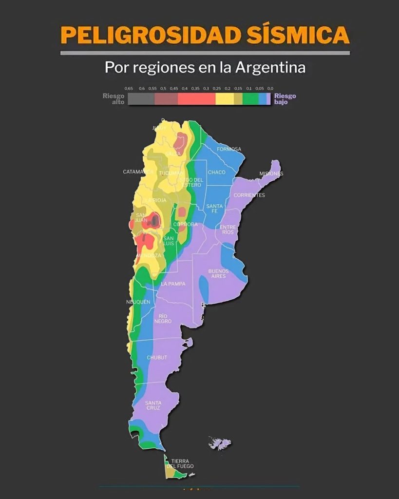 Nuevo mapa sísmico de Argentina: qué significa la actualización del INPRES para Mendoza y San Rafael