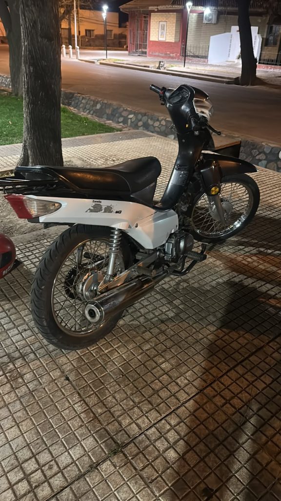 Recuperaron una moto robada tras una persecución en San Rafael