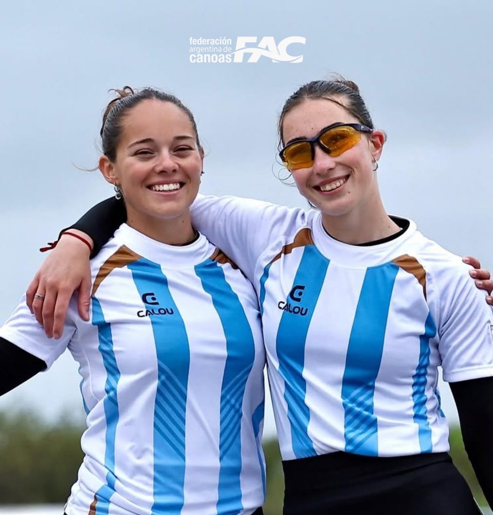 Tais Trimarchi junto a Sabrina Zuccoli lograron la medalla de bronce en canotaje