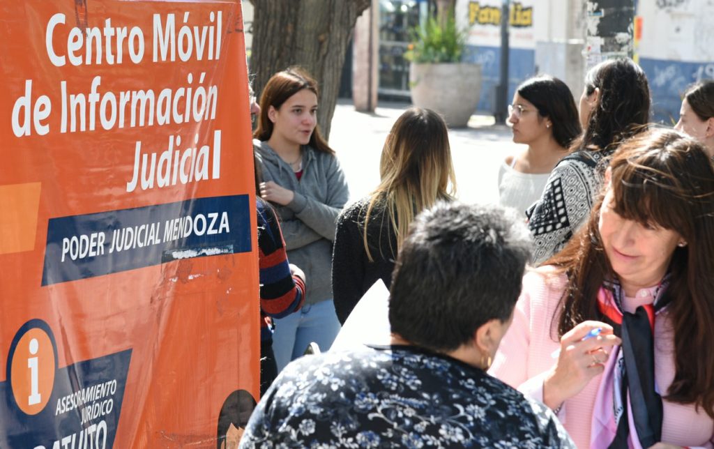 Justicia itinerante en San Rafael: el Centro Móvil de Información Judicial brindará asesoramiento legal gratuito en el centro y distritos