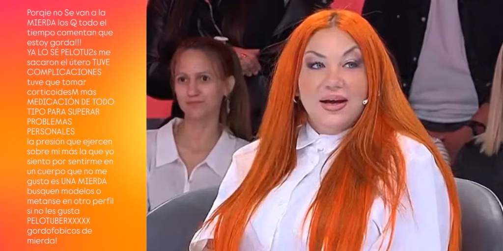 Lourdes Fernández explotó contra las críticas sobre su cuerpo y reveló los problemas de salud que atravesó: “Métanse en otro perfil”