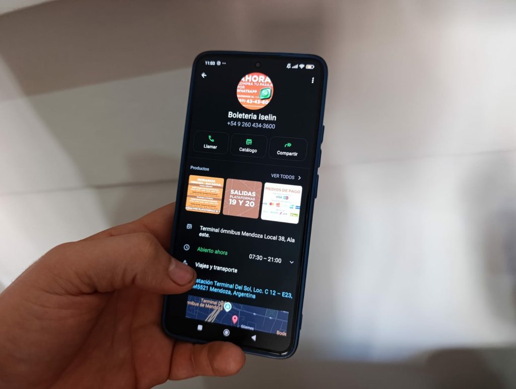 Autotransportes Iselín incorporó recargas de tarjetas y venta de pasajes por WhatsApp