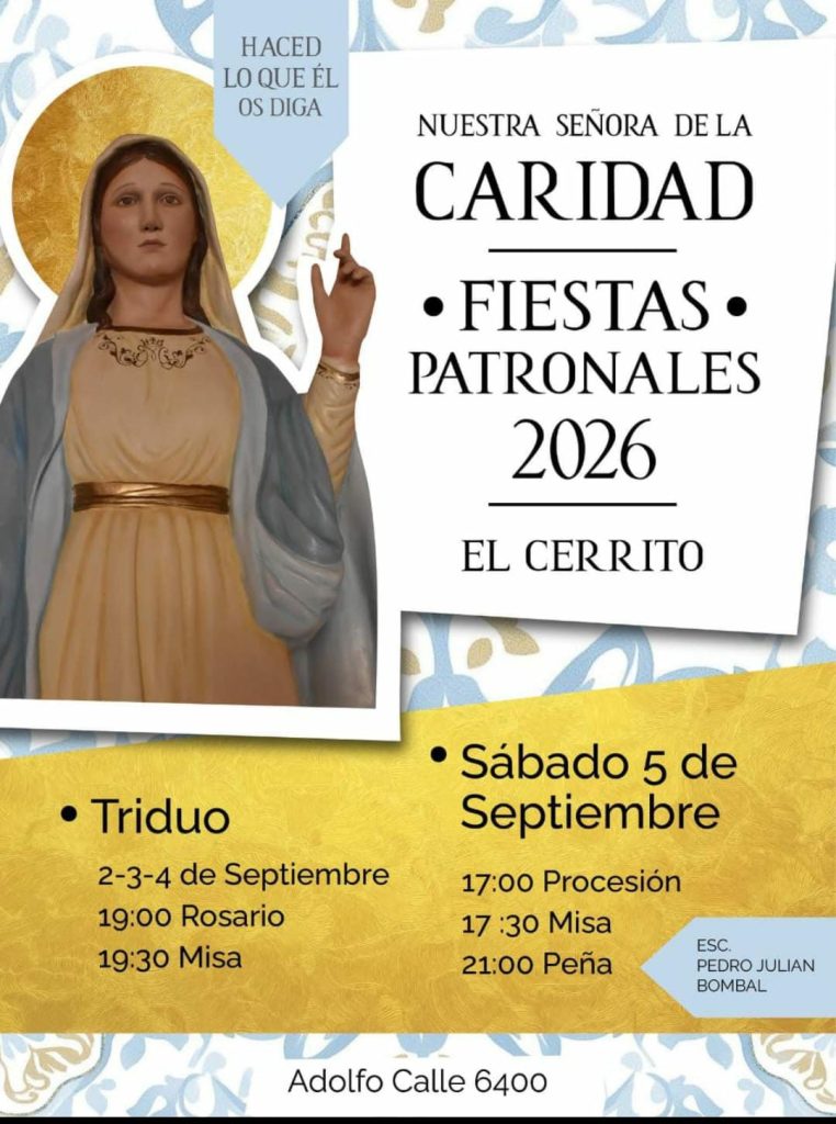 El Cerrito prepara las fiestas patronales de Nuestra Señora de la Caridad