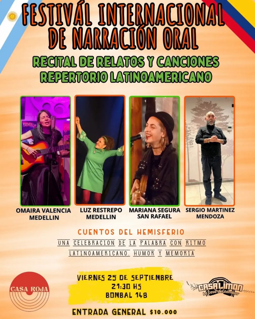San Rafael será sede del primer Festival Internacional de Narración Oral Cuentas Sur Colombia-Argentina